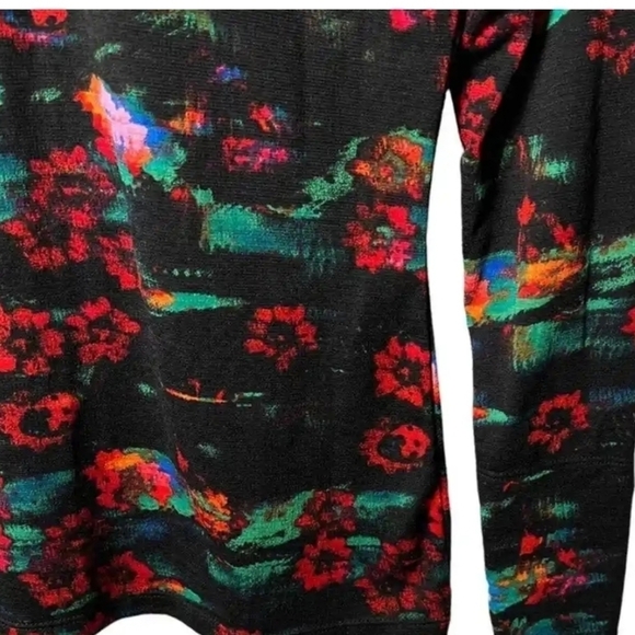 Rachel Comey X Target Long Sleeve Turtleneck  Kodak Red Floral NWT Size XXS - Picture 4 of 15
